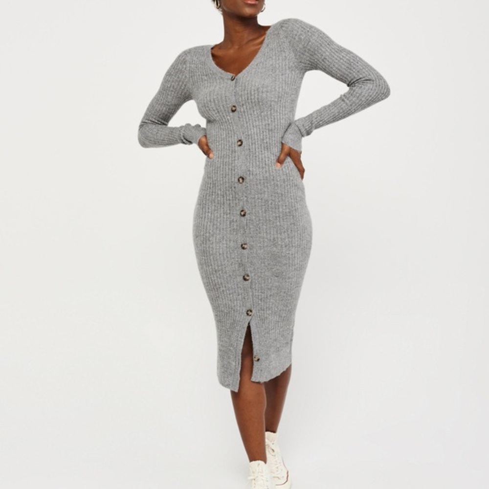 Abercrombie Button Down Sweater Dress